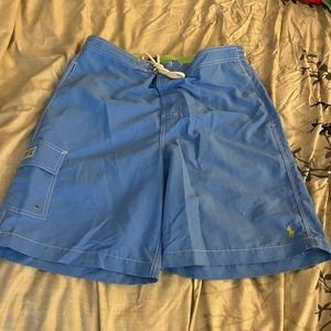 Blue Swim Trunks Polo